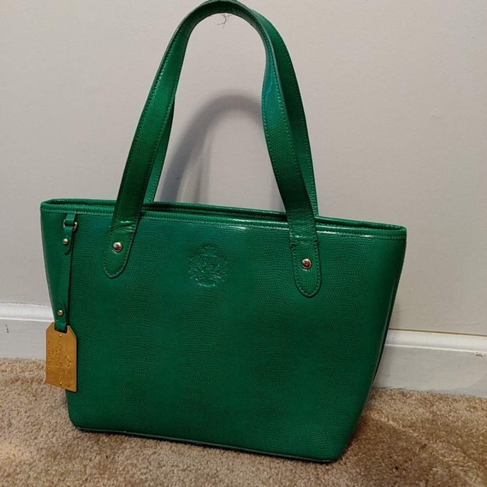 Ralph Lauren Kelly Green Purse